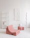 Wigiwama Teddy Cloud Pouffe / Poef - Ø40x25cm - Guava Pink
