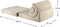 Wigiwama Teddy Flipster - 67x78x57cm - Biscuit