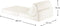 Wigiwama Teddy Flipster - 67x78x57cm - Cream White