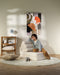 Wigiwama Teddy Flipster - 67x78x57cm - Cream White
