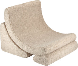 Wigiwama Teddy Moon Chair / Fauteuil - 80x65x55cm - Biscuit