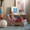 Wigiwama Teddy Moon Chair / Fauteuil - 80x65x55cm - Biscuit