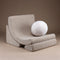 Wigiwama Teddy Moon Chair / Fauteuil - 80x65x55cm - Biscuit