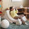 Wigiwama Teddy Moon Chair / Fauteuil - 80x65x55cm - Cream White