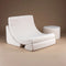 Wigiwama Teddy Moon Chair / Fauteuil - 80x65x55cm - Cream White