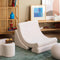 Wigiwama Teddy Moon Chair / Fauteuil - 80x65x55cm - Cream White