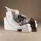Wigiwama Teddy Moon Chair / Fauteuil - 80x65x55cm - Cream White