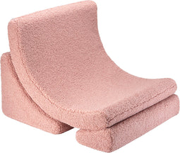 Wigiwama Teddy Moon Chair / Fauteuil - 80x65x55cm - Guava Pink