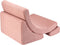 Wigiwama Teddy Moon Chair / Fauteuil - 80x65x55cm - Guava Pink