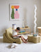 Wigiwama Teddy Moon Chair / Fauteuil - 80x65x55cm - Matcha