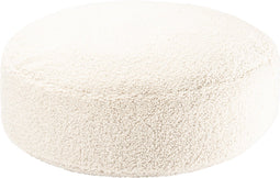 Wigiwama Teddy Ottoman / Poef - Ø65x20cm - Cream White