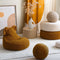 Wigiwama Teddy Ottoman / Poef - Ø65x20cm - Cream White