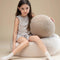 Wigiwama Teddy Ottoman / Poef - Ø65x20cm - Cream White