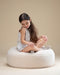 Wigiwama Teddy Ottoman / Poef - Ø65x20cm - Cream White
