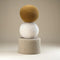 Wigiwama Teddy Pouffe / Poef - Ø40x25cm - Biscuit