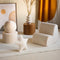 Wigiwama Teddy Pouffe / Poef - Ø40x25cm - Cream White