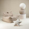 Wigiwama Teddy Pouffe / Poef - Ø40x25cm - Cream White