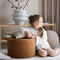 Wigiwama Teddy Pouffe / Poef - Ø40x25cm - Maple