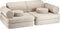 Wigiwama Teddy Settee - 136x78x46cm - Biscuit