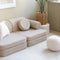 Wigiwama Teddy Settee - 136x78x46cm - Biscuit