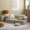Wigiwama Teddy Settee - 136x78x46cm - Biscuit