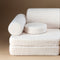 Wigiwama Teddy Settee - 136x78x46cm - Cream White