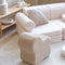 Wigiwama Teddy Settee - 136x78x46cm - Cream White