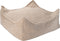 Wigiwama Teddy Square Ottoman / Poef - 80x70x50cm - Biscuit