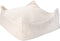 Wigiwama Teddy Square Ottoman / Poef - 80x70x50cm - Cream White