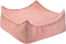 Wigiwama Teddy Square Ottoman / Poef - 80x70x50cm - Guava Pink