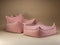 Wigiwama Teddy Square Ottoman / Poef - 80x70x50cm - Guava Pink
