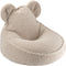 Wigiwama Zitzak Bear - Biscuit - beanbag teddy - uitwasbare hoes - fluffy zitzak knuffelen - zitzak kinderen - kinder zitzak