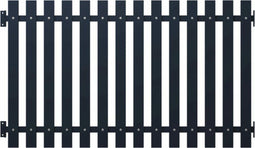 vidaXL - Schuttingpaneel - 170,5x125 - cm - gepoedercoat - staal - antraciet
