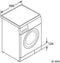 Bosch WAS2846SNL - Wasmachine - 8 kg - A+++ - VarioPerfect - Wit