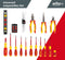 Wiha 45257 Gereedschapsset Elektricien In koffer, Stofdicht, Waterdicht 39-delig