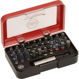 Wiha Bitset Standard 25mm (¼″) SL / PH / PZ / Torx® / HEX in Box met Riemclip - 31-delig - 41130