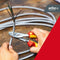 Wiha Kabelknipper Professional electric met in- en uitschakelbare openingsveer - 43664