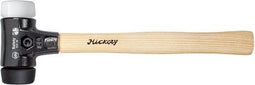 Wiha Kunststof hamer Safety middelzacht/zeer hard met hickorysteel, rond-slagkop (26661) 80L mm