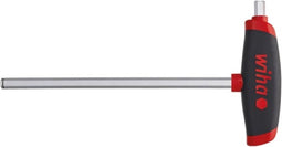 Wiha L-sleutel met T-greep ComfortGrip Zeskant MagicRing® met zijaandrijving, mat verchroomd (45440) 3 x 100 mm