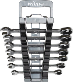 Wiha Ringsteeksleutelset met ratel 8-delig incl. houder - 44664
