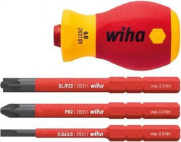 Wiha Schroevendraaier met bithouderset electric slimVario® - 41230