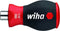 Wiha Schroevendraaier met bitmagazijn magnetisch Pozidriv, Phillips met 6 bits, Stubby, 1/4 in blister - 33741