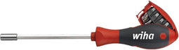 Wiha Schroevendraaier met bitmagazijn magnetisch sleufkop, Phillips met 8 bits, 1/4 - 32903