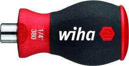 Wiha Schroevendraaier met bitmagazijn magnetisch TORX® met 6 bits, Stubby, 1/4 in blister - 33744