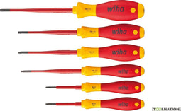 Wiha Schroevendraaierset SoftFinish electric slimFix TORX® Tamper Resistant - 6-delig - 41245