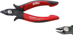 Wiha Zijkniptang Electronic brede, spitse kop en draadklemveer zonder facet - 26825
