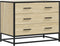 vidaXL - Ladekast - 70x41x56 - cm - bewerkt - hout - sonoma - eikenkleurig