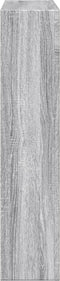vidaXL - Haardombouw - 81x18x82 - cm - bewerkt - hout - grijs - sonoma - eikenkleur