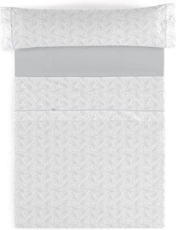 Set beddengoed Alexandra House Living Lara Parelgrijs Bed van 90 3 Onderdelen