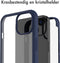 Accezz iPhone 14 Plus - 360° Full Protective Cover - Militaire valbescherming - Blauw
